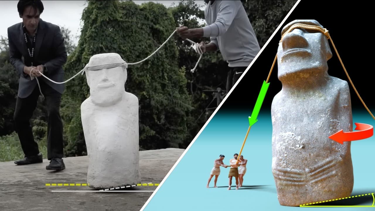 Mystery SOLVED - How did they Walk the Moai statues?